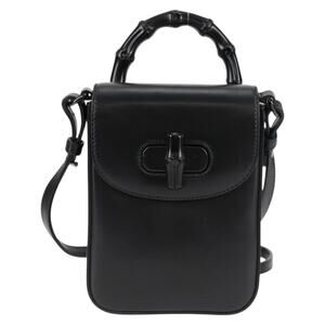Gucci Leather Dionysus Handbag Black